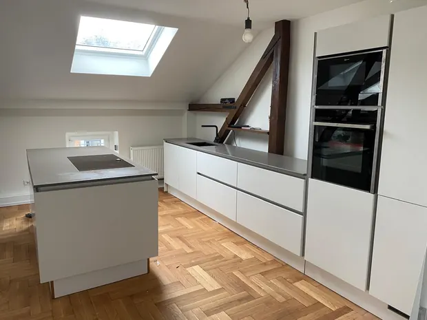 Kuechenmontage velbert dachgeschoss kuecheninsel
